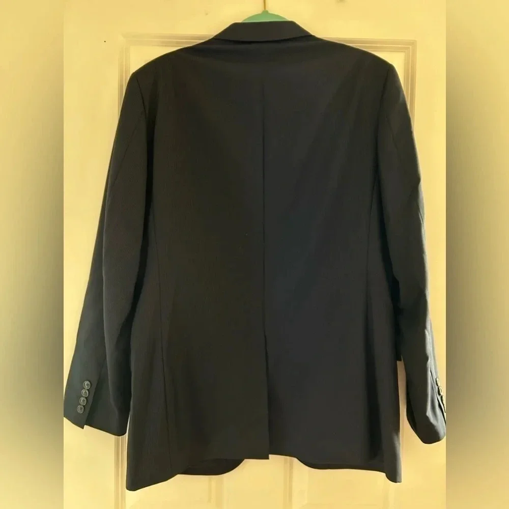 J. Crew Aldridge navy jacket Italian wool size 40R